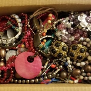Junk Jewelry Lot 2 lbs